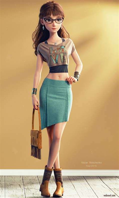 20 Realistic 3D Blender Models and Character Designs by Ukraine ...