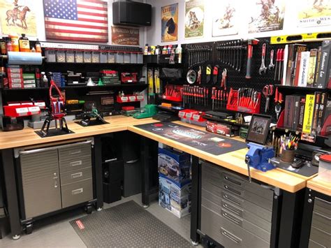 Workbench Heaven with Wall Control Pegboard! - Modern - Garage - by Wall Control | Houzz UK