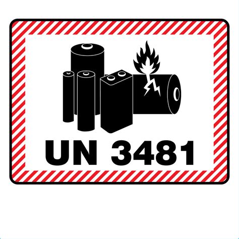 Un3091 Lithium Battery Label Layout Editable Stock Vector, 41% OFF