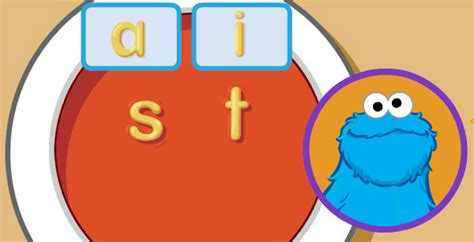 Sesame Street: Alphabet Soup, Adobe Flash game by Sesame Workshop(2005)