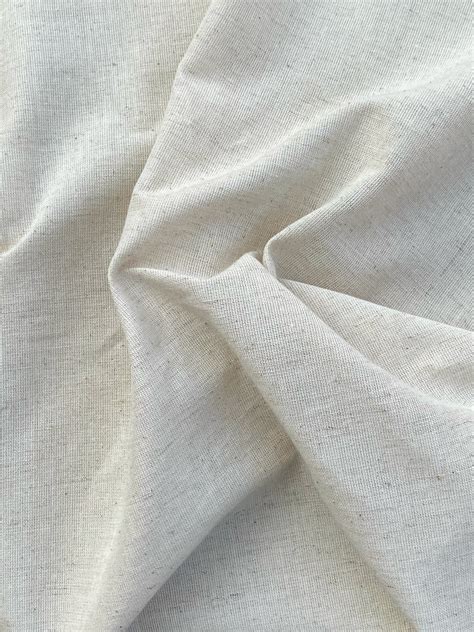 Cotton Linen Blend Natural Fabric by Half Yard 0.5 Yard - Etsy Australia