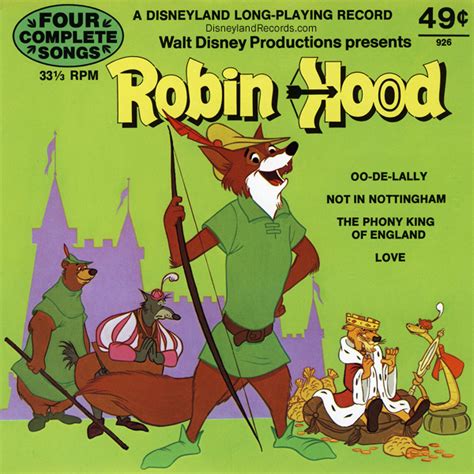 DisneylandRecords.com - 926 Walt Disney Productions Presents Robin Hood