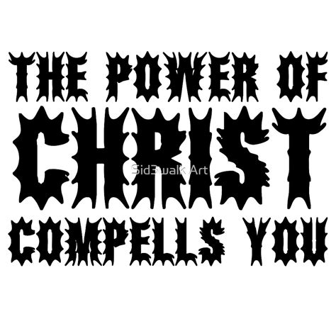 "The Exorcist Quote Horror Movie Film The Power of Christ compells you ...