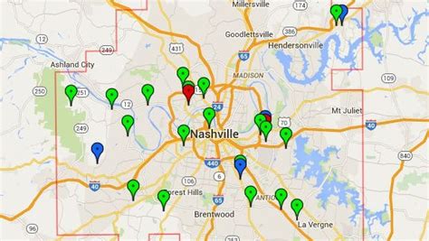 Nashville Electric Service Power Outage Map - Filide Winnifred