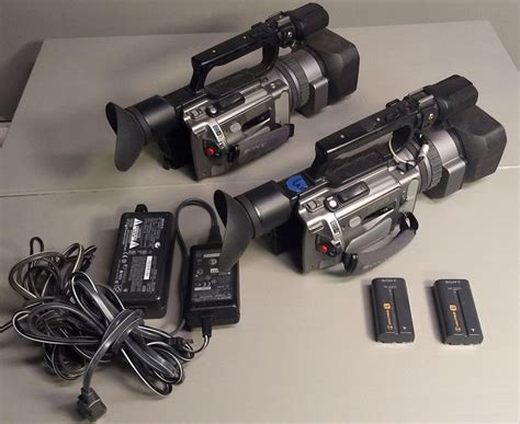 Two Working Sony DCR-VX2100 MiniDV DVCAM 3CCD Camcorders | Best camera ...