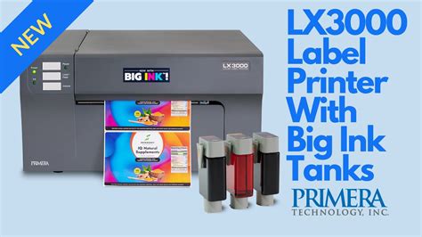 Primera LX3000 Color Label Printer with Big Ink, Pigment Ink SKU ...