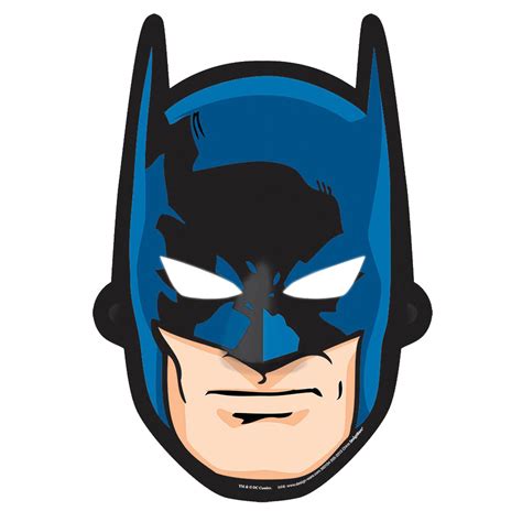 8x Batman Face Masks Childrens Party Bag Favours Dress Up Costume ...