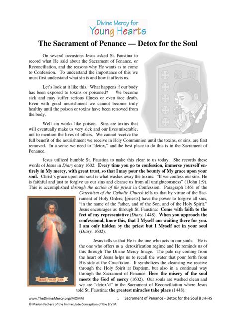 Sacrament of Penance | PDF | Sacraments | Jesus