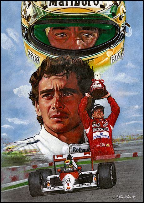 Ayrton Senna by SteveAlce on DeviantArt Racing Driver, F1 Racing, Car ...