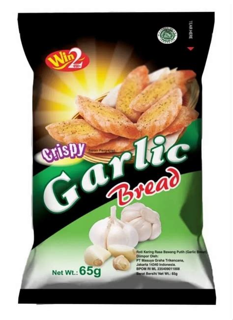 Win 2 Crispy Garlic Bread, For Snacks, Packaging Size: 65Gram at Rs 90 ...