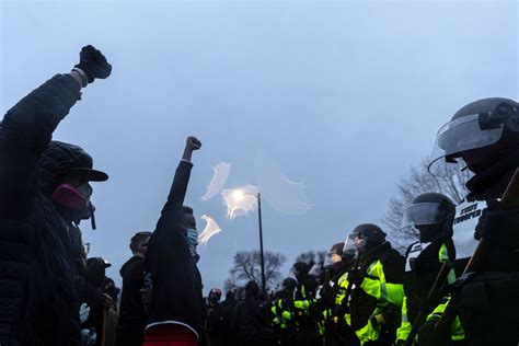 Thin Blue Line Flag Raised at Brooklyn Center Police Station Sparks ...