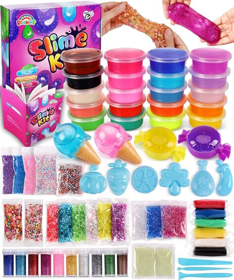 Slime Kit-Slime Making Kit,Slime kits for Girls Boys Kids,Slime Ingredients Supplies in One Box ...