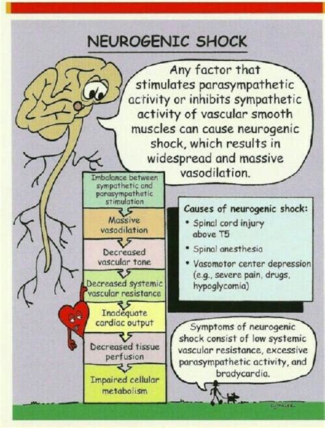 Note: In neurogenic shock... Massive vasodilation... Therefore "hyperthermia"! of peripheries ...