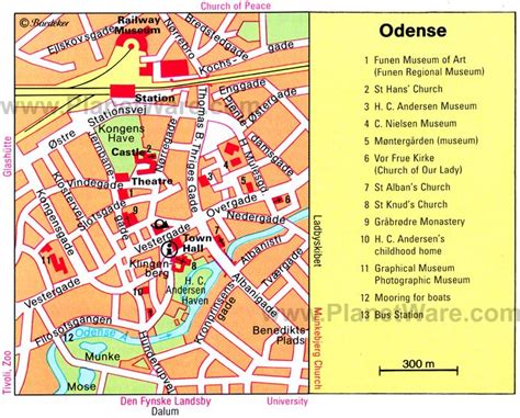 Denmark Map Odense