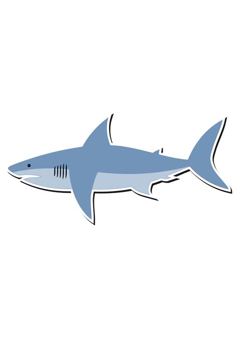 Shark Clipart Free SVG File - SVG Heart