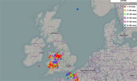 Lightning strike radar: Where is lightning hitting right NOW - Live maps | Weather | News ...