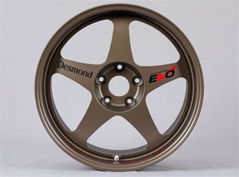 Desmond Regamaster EVO II 18X9.5 5X120 +45 Offset Gloss Gunmetal Black Gold New Almighty Grey ...