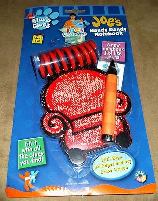 Blue's Clues Joe's Surprise Party HANDY DANDY NOTEBOOK Thinking Chair ...