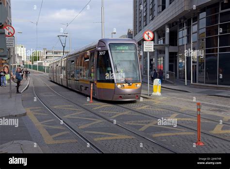 A Dublin LUAS tram in Smithfield, Dublin, July 2022 Stock Photo - Alamy