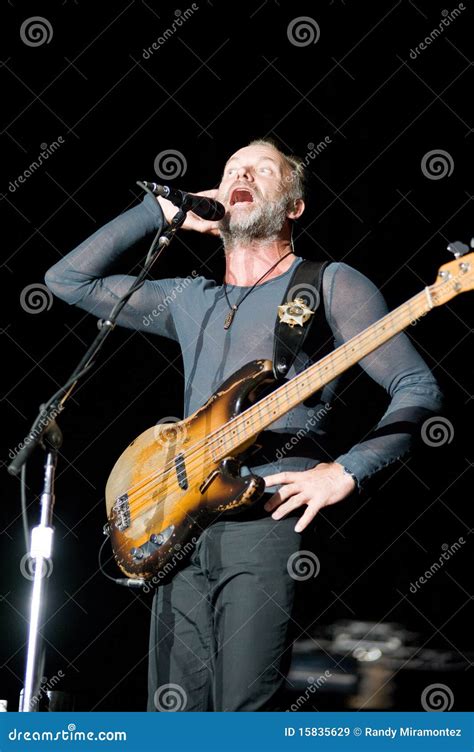 The Police Reunion Tour editorial stock image. Image of tour - 15835629