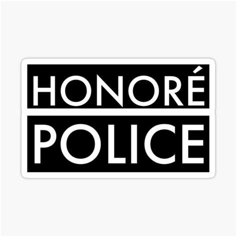 "Honore Police BBC Death in Paradise" Sticker by hypocratees | Redbubble