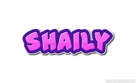 Shaily Logo | Free Name Design Tool from Flaming Text