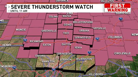 Severe Thunderstorm Watch issued for the Miami Valley