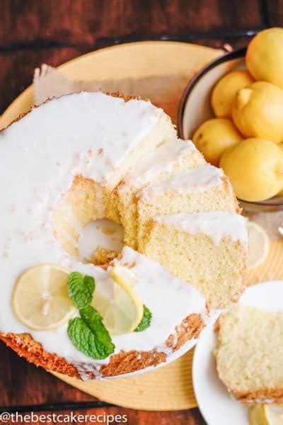 Lemon Chiffon Cake Recipe {Easy Homemade Cake with Lemon Glaze}