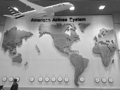 American HQ wall map | airbus777 | Flickr