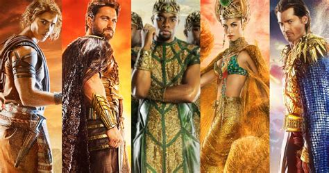 5 Gods of Egypt Character Posters Introduce the Cast