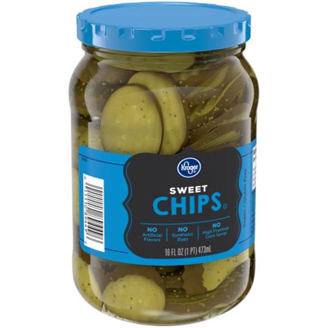 Kroger® Sweet Pickle Chips, 16 fl oz - Kroger