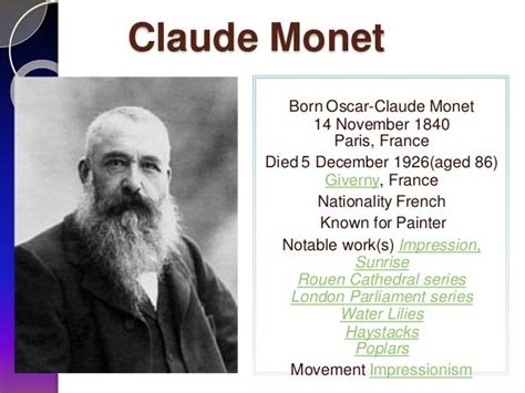 Claude monet