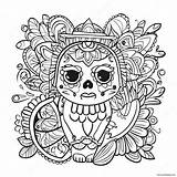 Mexican Folk Art Coloring Page 47943 37899 sketch template