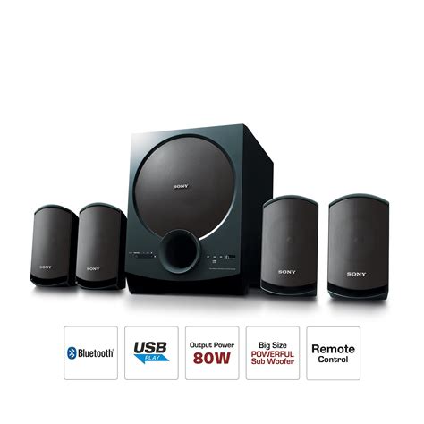 Sony 80 W Bluetooth Home Theatre (Black, 4.1 Channel, SAD40)