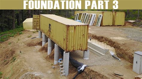 FOUNDATION PART 3: Ledger, Sonotubes, & 2nd Pour — CONTAINER HOUSE BUILD - Ep. 5 - YouTube