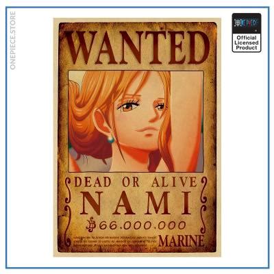 One Piece anime Wanted Poster - Nami Bounty official merch | One Piece ...