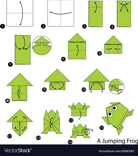 Origami Jumping Frog Tutorial