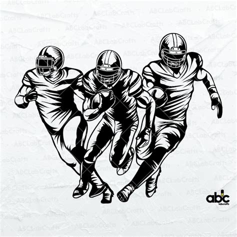 Football Players Svg File Football Svg Football Png - Etsy