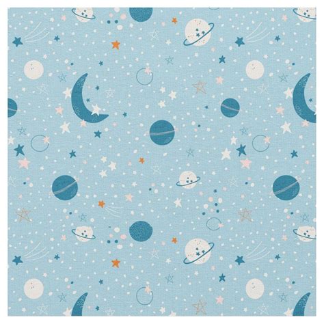 Blue Sky & Space Pattern Fabric | Fabric patterns, Beautiful quilts ...