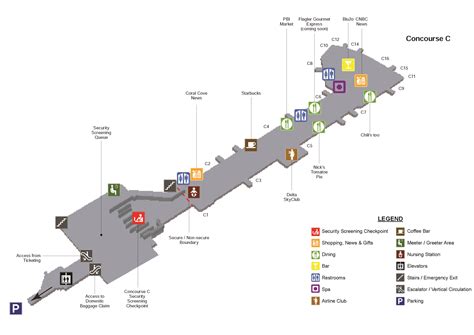 Newark Airport Terminal B Map - change comin