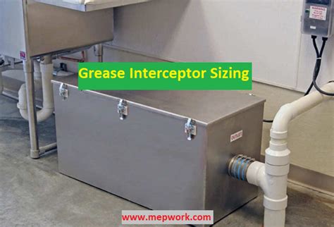 Grease Interceptor Sizing Excel Sheet - Grease Trap