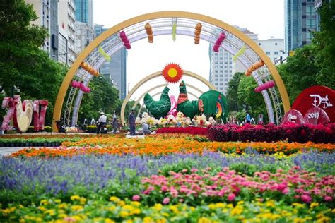 Nguyễn Huệ Flower Street opens for Tết