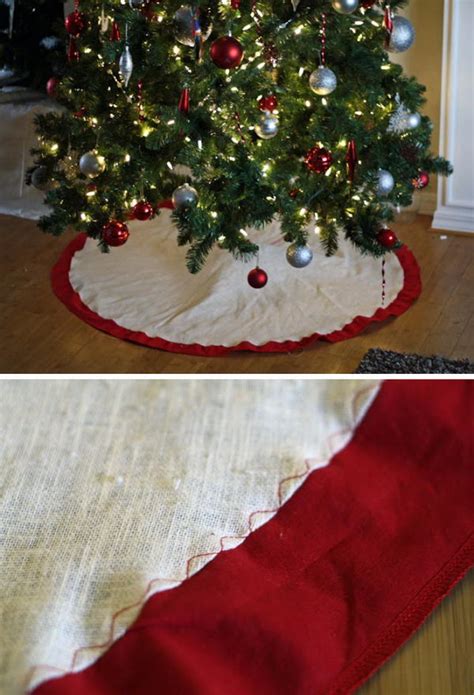 35 DIY Christmas Tree Skirt Ideas - Hative