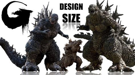 SIZE + DESIGN of The New Godzilla Minus One || Comparison vs Other ...