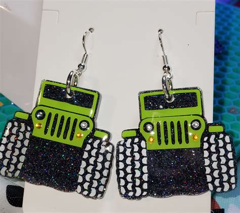 Custom Jeep Earrings | Etsy