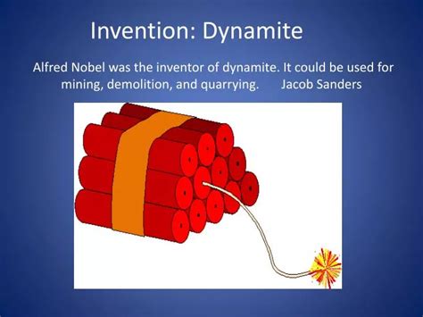 PPT - Invention: Dynamite PowerPoint Presentation, free download - ID ...