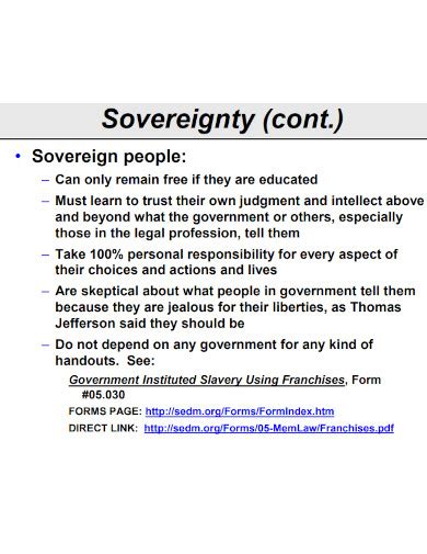 Sovereignty - 28+ Examples, Format, How To Figure, PDF