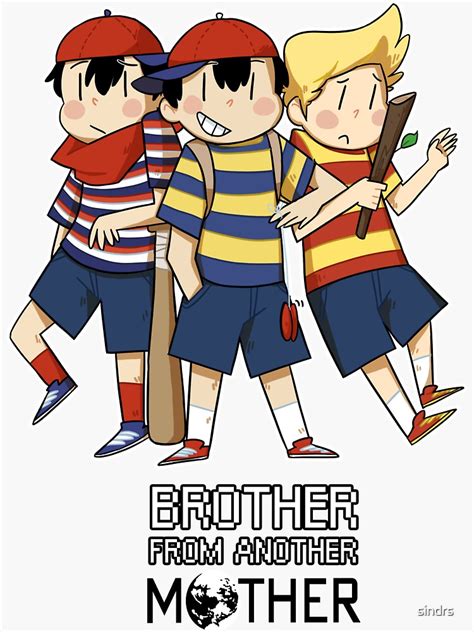 "Brother From Another MOTHER" Sticker by sindrs | Redbubble