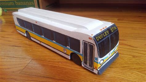 Custom Wooden MBTA Flyer Bus Toy - Etsy