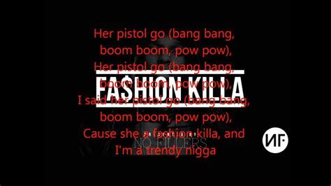 A$AP Rocky - Fashion Killa (Lyrics) - YouTube